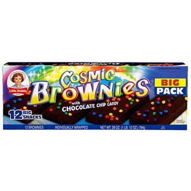 Little Debbie Cosmic Brownies with Chocolate Chip Candy - 12 ct. (pack of 6)