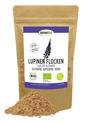 Bio Lupinenflocken aus DEUTSCHLAND im Sparpack I eigener Anbau I natürlich & vegan I Rohkostqualität Cover