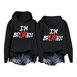 Sudadera Informal con Capucha, de Manga Larga con Estampado de para otoño e Invierno, Ropa cómoda de Uso Diario, Estilo Urbano, Ropa Deportiva y acogedora.#A
