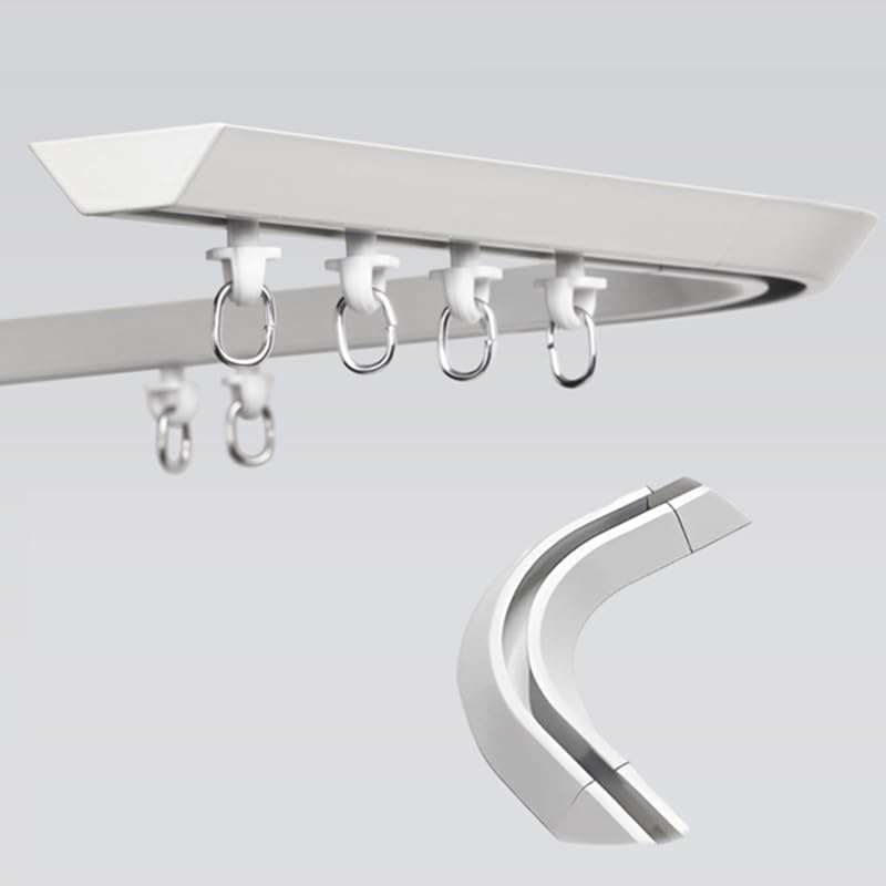 120/250/350/480/500CM Gardinenschiene 1 Läufig, Leisem...