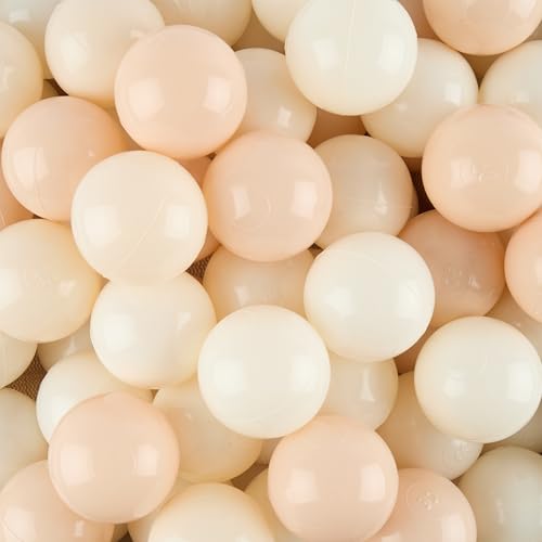 Bieco Balles pour piscine à balles Fleurs Vintage | 100 Pièces | Balles colorées | Piscine à balles pour enfants | Balles pour bébés et enfants Jeux pour...