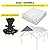 10 x 20 Ft Carport Replacement Canopy Cover Garage Top Tent Shelter Tarp with Free 48 Ball Bungee Cords,White(Only Cover, Frame Not Include)