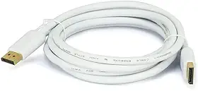 Cabo DisplayPort para DisplayPort 2 Metros 018-7493 – Suporte 4K Ultra HD e Altas Taxas 144Hz 165Hz – Macho x Macho com Trava de Segurança – Blindado para Monitor Gamer, PC e Placas de Vídeo High-End