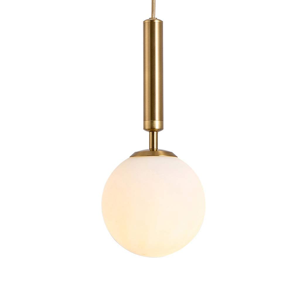 Lampe de bar ronde en verre pour une ambiance douce de chevet de lit