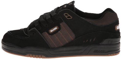 Image of Globe Mens Fusion Skate Shoes, Black /Brown, 13 M US