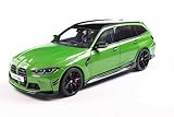 Solido BMW M3 (G81) Touring – Kombi Sportif avec Toit Noir, détails contrastés, Jantes en Alliage léger, modèle de Voiture en métal moulé sous Pression, Vert, 1:18