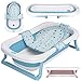 Vaschetta bagnetto neonato pieghevole da BEARTOP | incl. cuscino da bagno | ergonomico & salvaspazio | robusto PP & TPE | vasca da bagno bambini, bagnetto neonati | Garanzia di soddisfazione (3 Anni)*