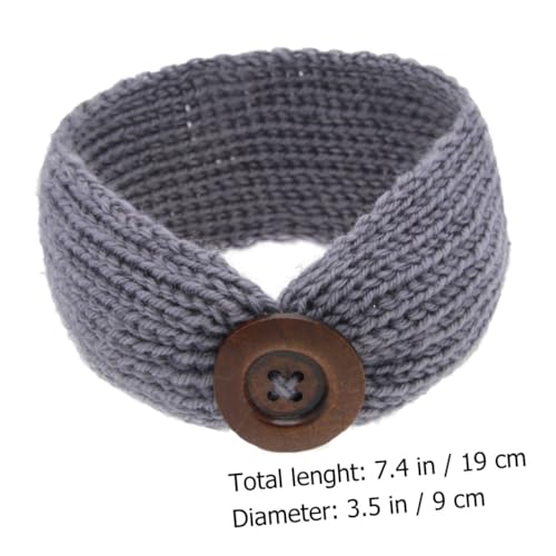 Hohopeti 4 Peças Faixa De Cabeça De Malha De Bebê De Crochê Para Crianças Faixas De Cabelo De Crochê