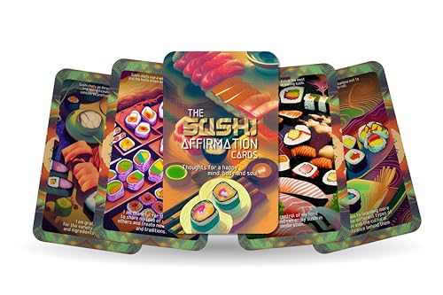Ibiza Tarot The Sushi Affirmation Cards - Thoughts for a happy mind, body and soul English
