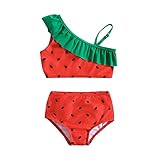 Photo Gallery hncowptu set bikini da ragazza, 2 pezzi, ad asciugatura rapida, design dolce, costume da bagno atletico, per spiaggia, piscina, bambini, 1-7 anni, costume da bagno estivo, colore: rosso, 130 cm Photo Gallery hncowptu set bikini da ragazza, 2 pezzi, ad asciugatura rapida, design dolce, costume da bagno atletico, per spiaggia, piscina, bambini, 1-7 anni, costume da bagno estivo, colore: rosso, 130 cm