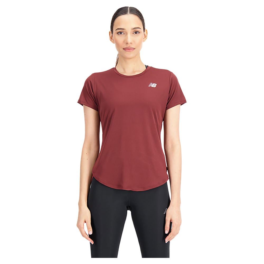 New Balance Womens Accelerate Short Sleeve Top T-Shirt
