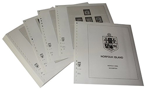 LINDNER Das Original Ile Norfolk - Feuilles pré-imprimées 1985-1998