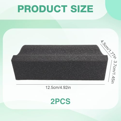 VARKAGE 2 Stücke Beard Sponge, Wiederverwendbar Sponge for Beard Hair, Beard Cleaning Sponge, Bart Reinigungsbürste, Zum Reinigen Von Bärten und Waschbecken, Leicht und Kompakt, Geeignet für Zuhause u