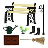 【Hecho a mano]】 Cada mini kit de casa de muñecas está hecho de resina ecológica, que es segura para los niños. La excelente mano de obra hace que la decoración de su casa de muñecas sea más exquisita y atractiva.