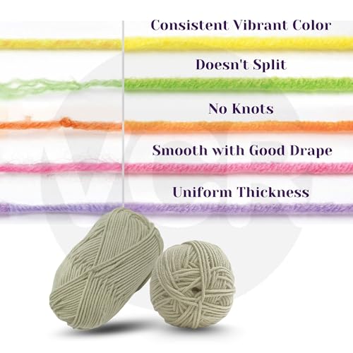 Image of VCR Pearl White Yarn, 100 Grams Hank, 190 Meters Length, Acrylic Ball for Crochet and Knitting, Soft Crosia Threads, Pack of 1 Yarn, Suitable for DIY Crafts