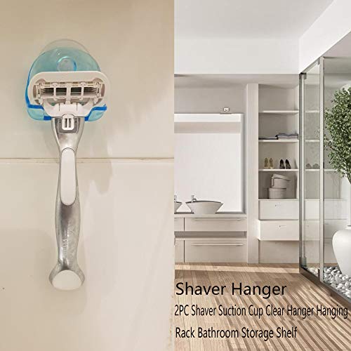 ALUYF 4 Stück Saugnapf Halterung für Rasierer Rasiererhalterung ohne Bohren Selbstklebender Rasierer Halter Haken Klebehaken Mehrzweckhaken Rasierständer Aufhänger für Glas und Fliesen - Image 6