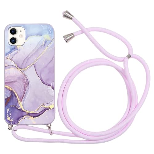 Custodia con Cordino per iPhone 12 mini 5.4 Morbido Bumper Cover Antiurto Protettivo Sottile Case Regolabile Cellulare Girocollo per iphone 12 mini silicone tpu