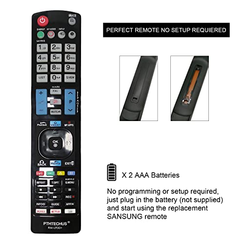 Nuevo Mando a Distancia el LG TV reemplaza el control remoto del para Varios TV LG LCD, No Se Requiere Configuración del Televisor Control Remoto Universal 42LW450U 42LW451C 42LW540U