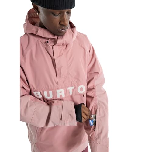 Burton Jaqueta de neve masculina Frostner 2L Anorak (EUA, alfa, GG, regular, regular, blush em pó)