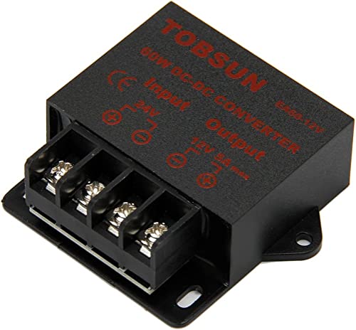 Image of DC Voltage Regulator Buck Converter - 24V to 12V, 5A, 60W Step Down Power Converter Module