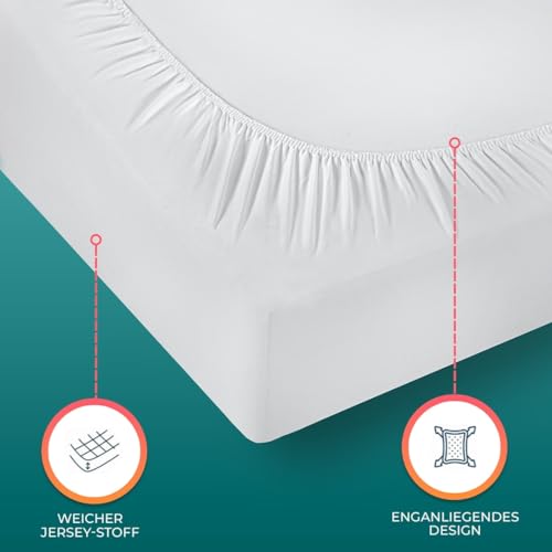Wasserdichter Matratzenschoner, 200x200 cm Matratzenbezug Rundum elastisch – Ansicht 4