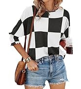 Women's Color Block Knit Top 2024 - Plus Size Long Sleeve Pullover XL-5XL