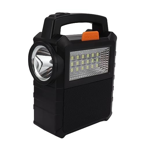 Generador solar portátil, estación de energía, multifuncional de larga duración con bombillas, estación de energía portátil para respaldo del hogar, emergencia, caravana, camping al aire libre, por