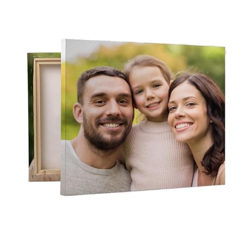 CANVAS ON DEMAND Custom Canvas Prints with Your Photos, Personalized Photo to Canvas Wall Art Prints for Family, Wedding, Anniversary, Baby, and Pet Pictures - 10x8 Inch