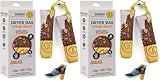 Sidas – Erwachsene Dryer Bag Cedar Wood Absorbiert Feuchtigkeit, Beseitigt schlechte Gerüche, natürlich Schuhtrockner, Wiederverwendbar, gelb, One Size (Packung mit 2)