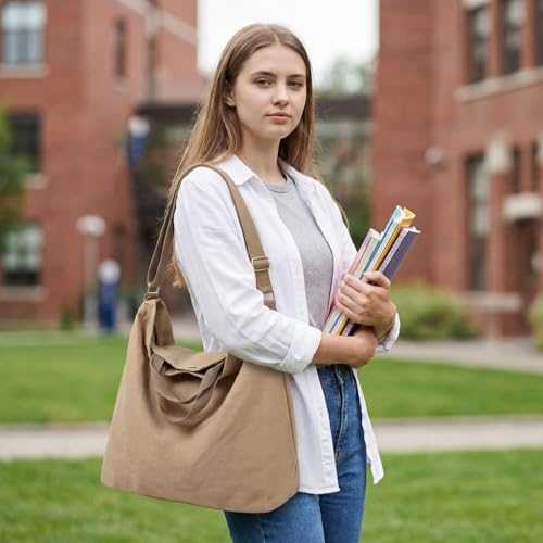 Bolsa Tote de Lona con Estampado Personalizado para Mujer miniatura 3