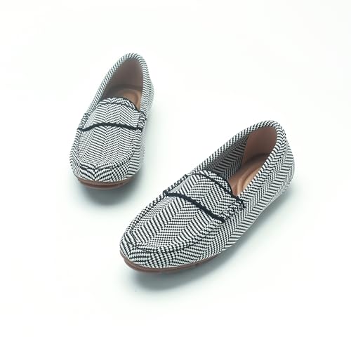 Image of feabtonbd Loafers for Women Comfortable Breathable ShoeCasual Slip On Womens Driving Flats Shoes