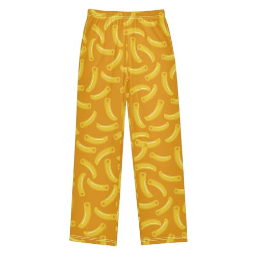 Boys' Pants Macaroni Cheese Pasta Food Long Bottoms Jogger Pants Elastic Waist Trousers with Pockets S-XL