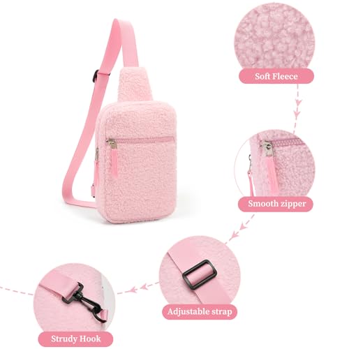 Image of Birthday Gifts for 8 9 10 11 12 Year Old Teens Girls Kids, Fanny Pack Crossbody Bag Sling Belt Bags Purse, Dorm Travel Essentials for Girls Fashion, Preppy Tween Teen Girl Gift Trendy Stuff
