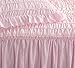 Shabby Chic® - King Bedspread, Soft Cotton Bedding with Matching Shams, Beautifully Draped Home Decor for All Seasons (Seren Rose, King)