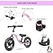 KRIDDO Toddler Balance Bike 2 Year Old, Age 24 Months to 5 Years Old, Early Learning Interactive Push Bicycle with Steady Balancing, Gift Bike for 2-5 Boys Girls, Purple
