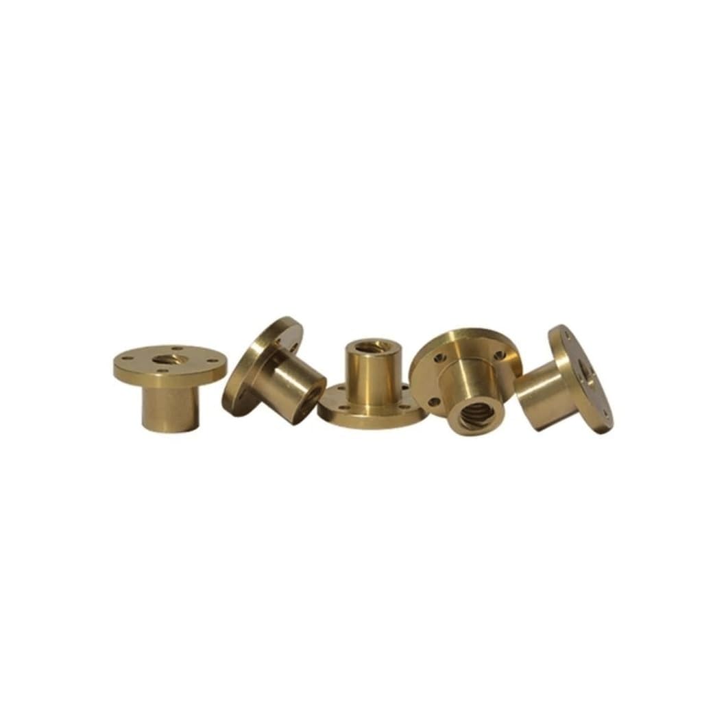 Tornillo T10, varilla roscada de acero inoxidable 304 con paso de 3 mm y tuerca de latón(300mm with Nut)