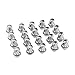 20PCS M12x1.25 Chrome Closed End Bulge Acorn Lug Nuts - Cone Seat - 21mm Hex Wheel Lug Nut Set Compatible for Infiniti EX35 G35 G37 & Nissan Frontier Maxima Murano 5 Lugs