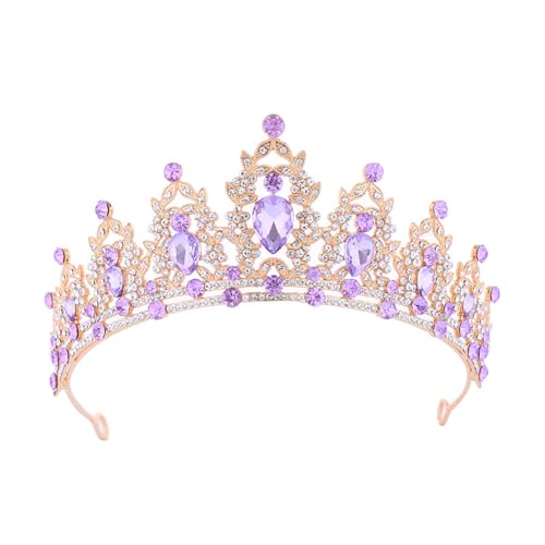 Elegantes coronas de cristal, accesorios para el cabello, tiaras para mujeres, bodas, fiestas, diamantes de imitación, diadema para novia, joyería para el cabello