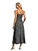 OFEEFAN Long Maxi Dress Spaghetti Strap Spring Sundresses for Women 2026 Fashion Summer Cruise Clothes Polka Dot S