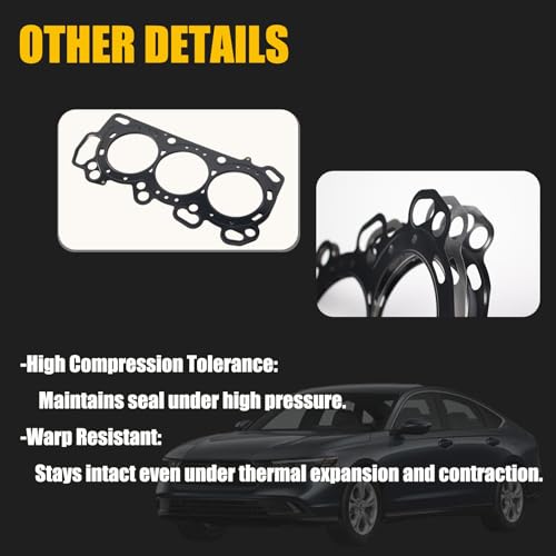 Image of HS26435PT MLS Cylinder Head Gasket Fit for 2008-2015 Honda Accord CR-V Crosstour Civic 2009-2015 Acura ILX TSX 2.4L L4 12251R40A01 K24Z1