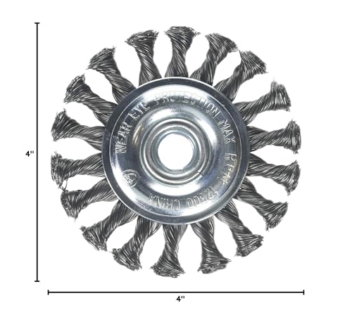 Image of 5-3350 Medium 4 inch Knot Wheel
