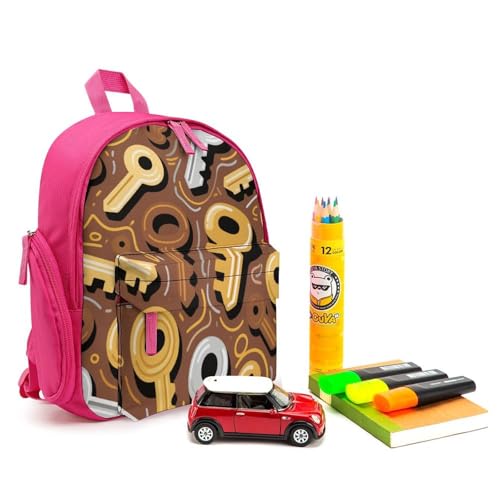 Mysterious Key Mini Backpack Light Weight Small Travel Backpack Shopping Travel Daypack3