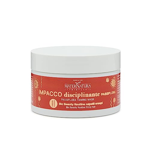 Maternatura, Tratamiento Disciplinante para Cabello Rizado con Pasionaria, Reparación, Fuerza y Brillo para un Cabello Perfecto, Bio Beauty Routine para Cabello Rizado, Made in Italy - 100 ml