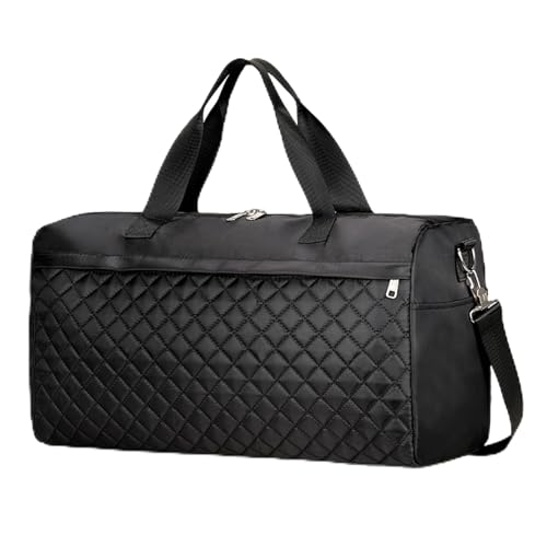 Bolsa Feminina Multifuncional com Compartimento para Sapatos, Divisória Seco/Molhado e Alças Ajustáveis — Ideal para Academia, Viagem e Maternidade
