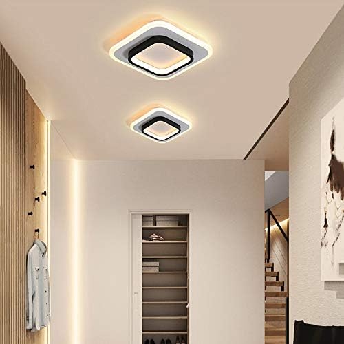 Miniatura 7 de ZHYH - Luces de techo cuadradas adecuadas para luces de pasillo lámparas de habitación luces de techo decoración de comedor