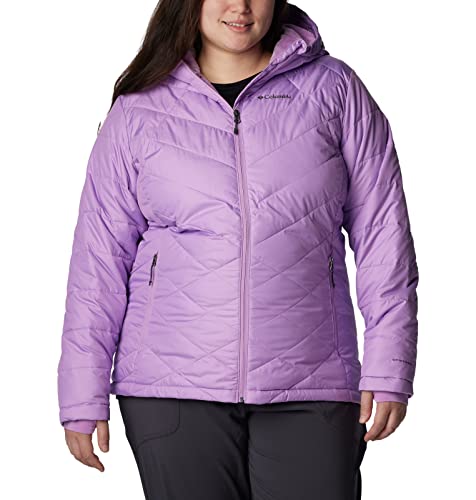 Image of Columbia Women's Omni-Heat Reflective Heavenly Hooded Hiking & Trekking Down Standard Length Jacket