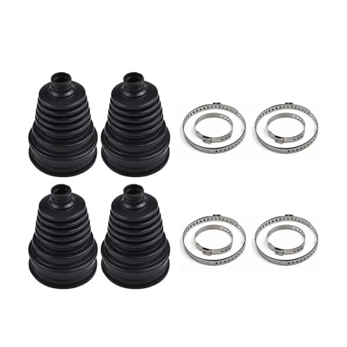 Transmisión Eje Motriz 4 Piezas Silicona Universal CV Cubierta Antipolvo Velocidad Constante Junta Arranque Eje Transmisión Gran Elasticidad Herramientas