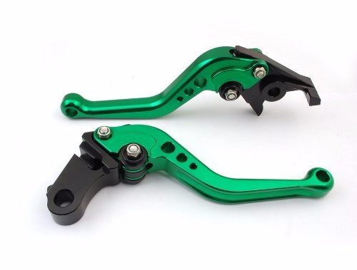 Niree Short Brake Clutch Levers For Kawasaki Zx6R/636 2007-2016 Zx10R 2006-2015 Z1000Sx/Ninja 1000/Tourer 2011-2016 Z1000 2007-2016 Z750R 2011-2012 Green #TOP5