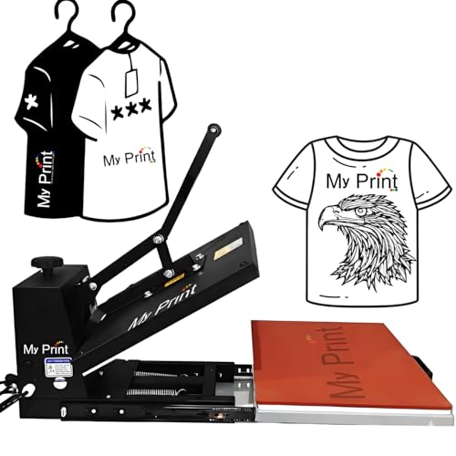 My Print | Automatic Open with Slider | Heat Press Machine 16x24 | Heavy Duty | Multi...