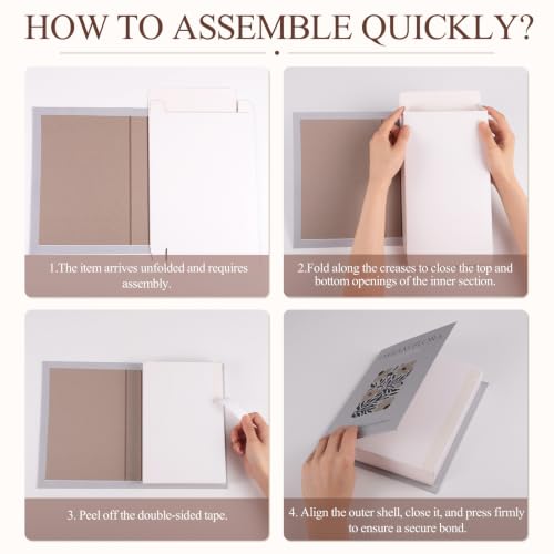 Decorative Fake Coffee Table Books Set of 3 for Stylish Home Decor - Image 3
